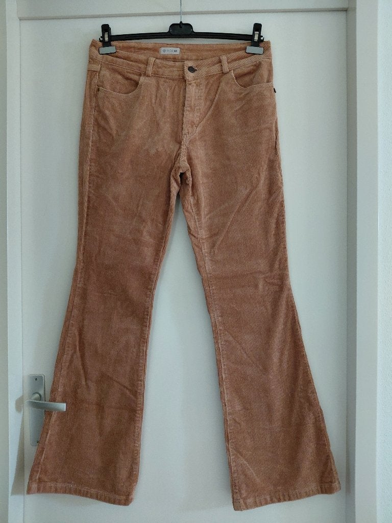 Para Mi rib broek maat 42 Camel, Kleding | Dames, Bruin, Maat 42/44 (L), Ophalen of Verzenden, Zo goed als nieuw