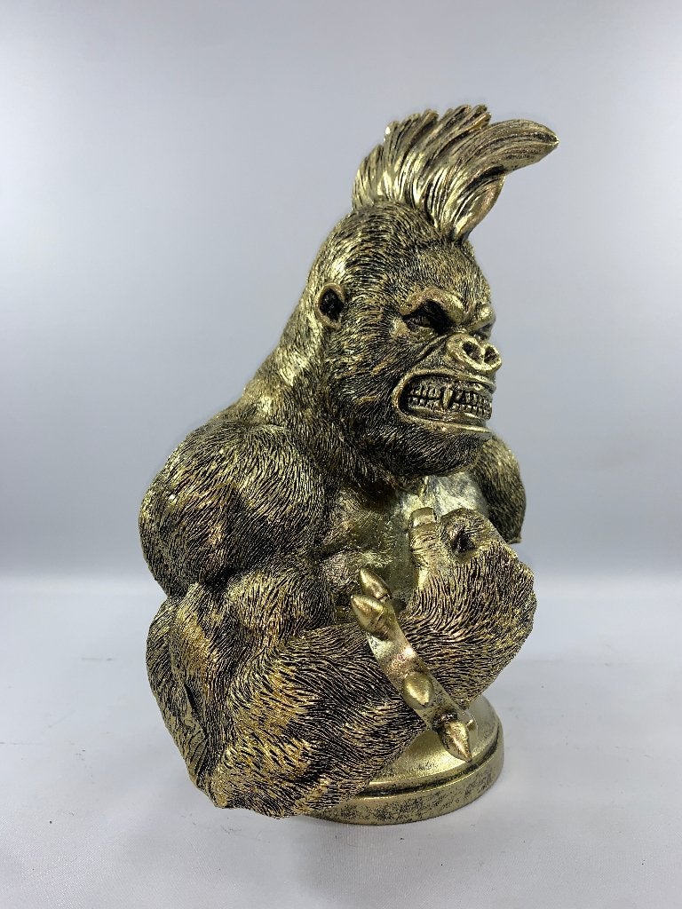 Gorilla buste met vuist - decoratie - Shabella-Deco, Huis en Inrichting, Overige stijlen, Shabella, Nieuw, Ophalen of Verzenden
