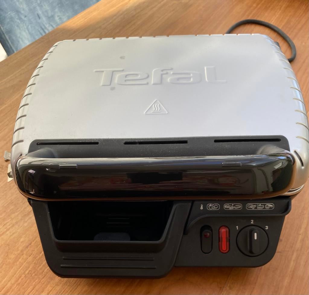 Tefal contact grill tosti ijzer, Ophalen, Uitneembare platen, Gebruikt