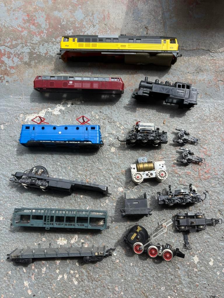Diverse hobbyist trein onderdelen, Ophalen of Verzenden, Gebruikt, Gelijkstroom