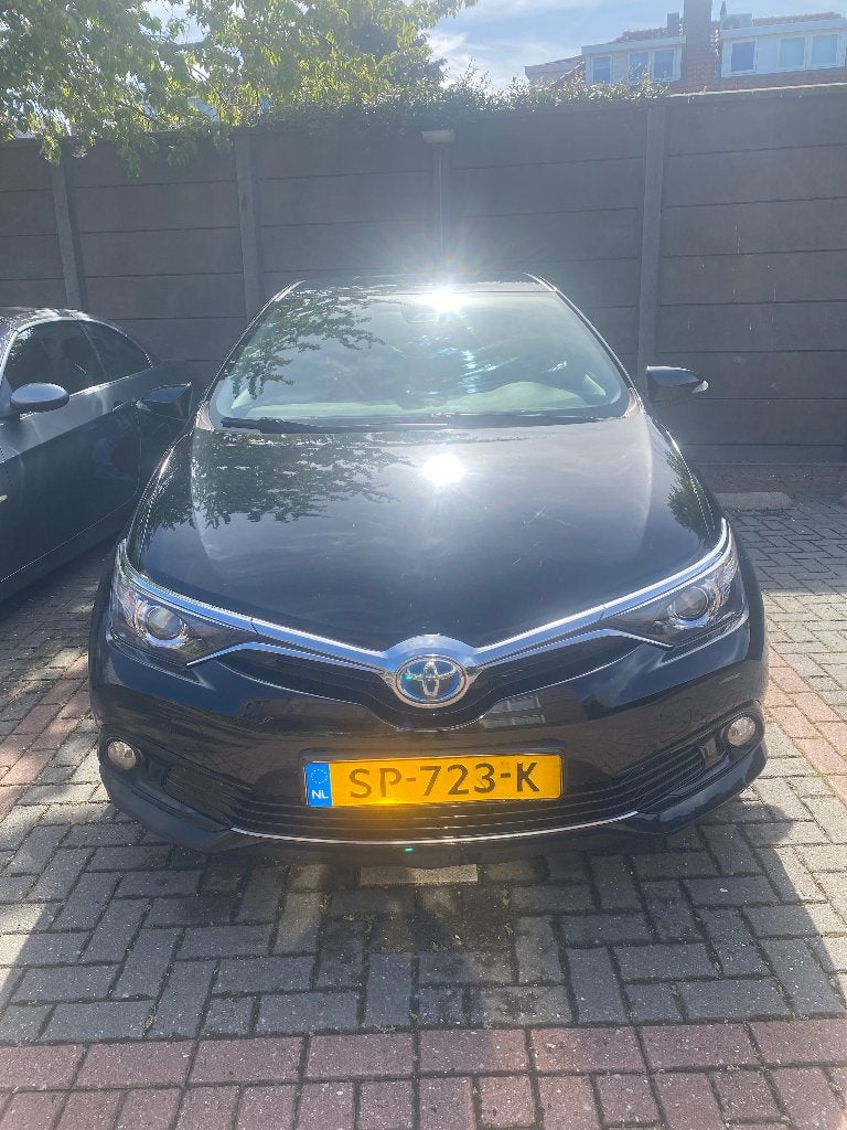 Toyota Auris 1.8 Hybrid 5DR CVT 2018 Zwart, Auto's, Toyota, Zwart, Zwart, Origineel Nederlands, 1798 cc