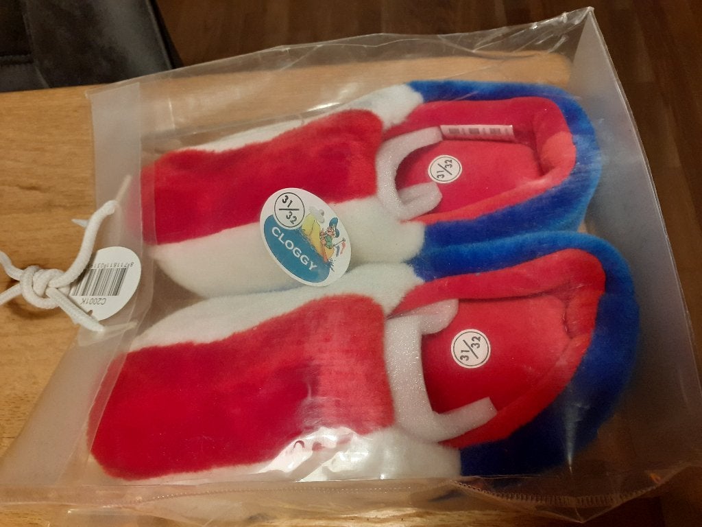 Klomp Slofjes Mt 31-32 Nederland Rood-Wit-Blauw. Nieuw, Ophalen of Verzenden, Nieuw