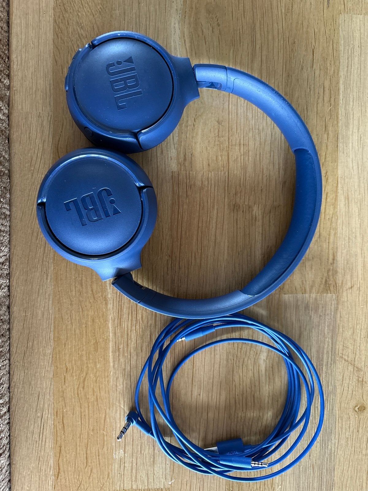 JBL Tune 500BT On-ear Bluetooth Koptelefoon - Blauw, Gebruikt, JBL, On-ear, Ophalen of Verzenden