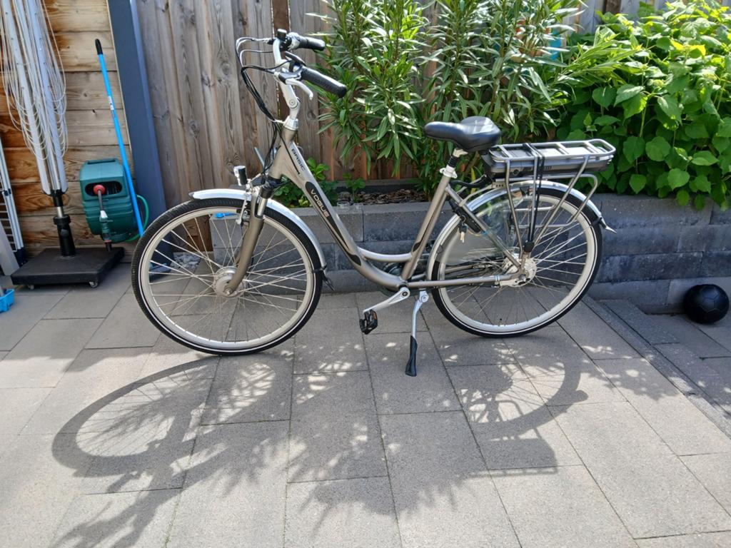 Vogue basic electrische damesfiets, Fietsen en Brommers, Elektrische fietsen, Zo goed als nieuw, Overige merken, 47 tot 51 cm