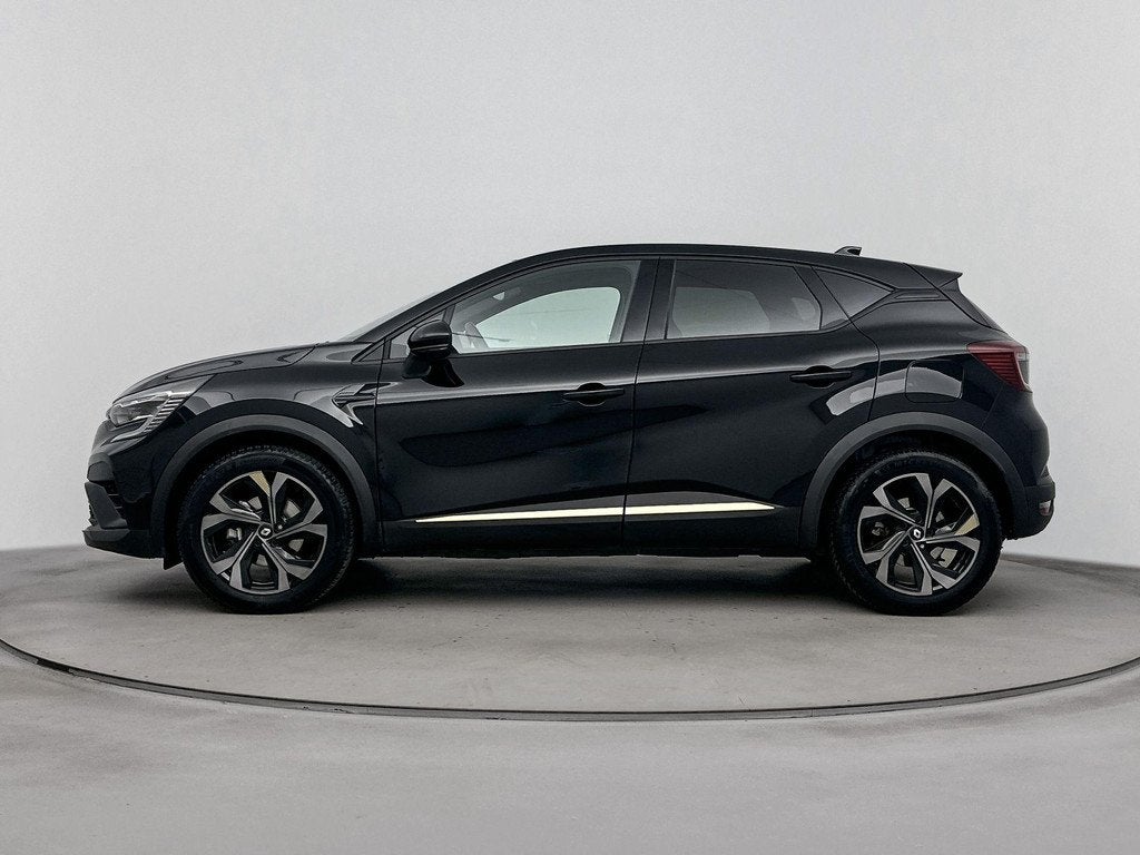 Renault Captur 1.6 E-Tech Plug-In Hybrid E-Tech Engineered 1, Auto's, Gebruikt, Leder en Stof, Zwart, Bedrijf