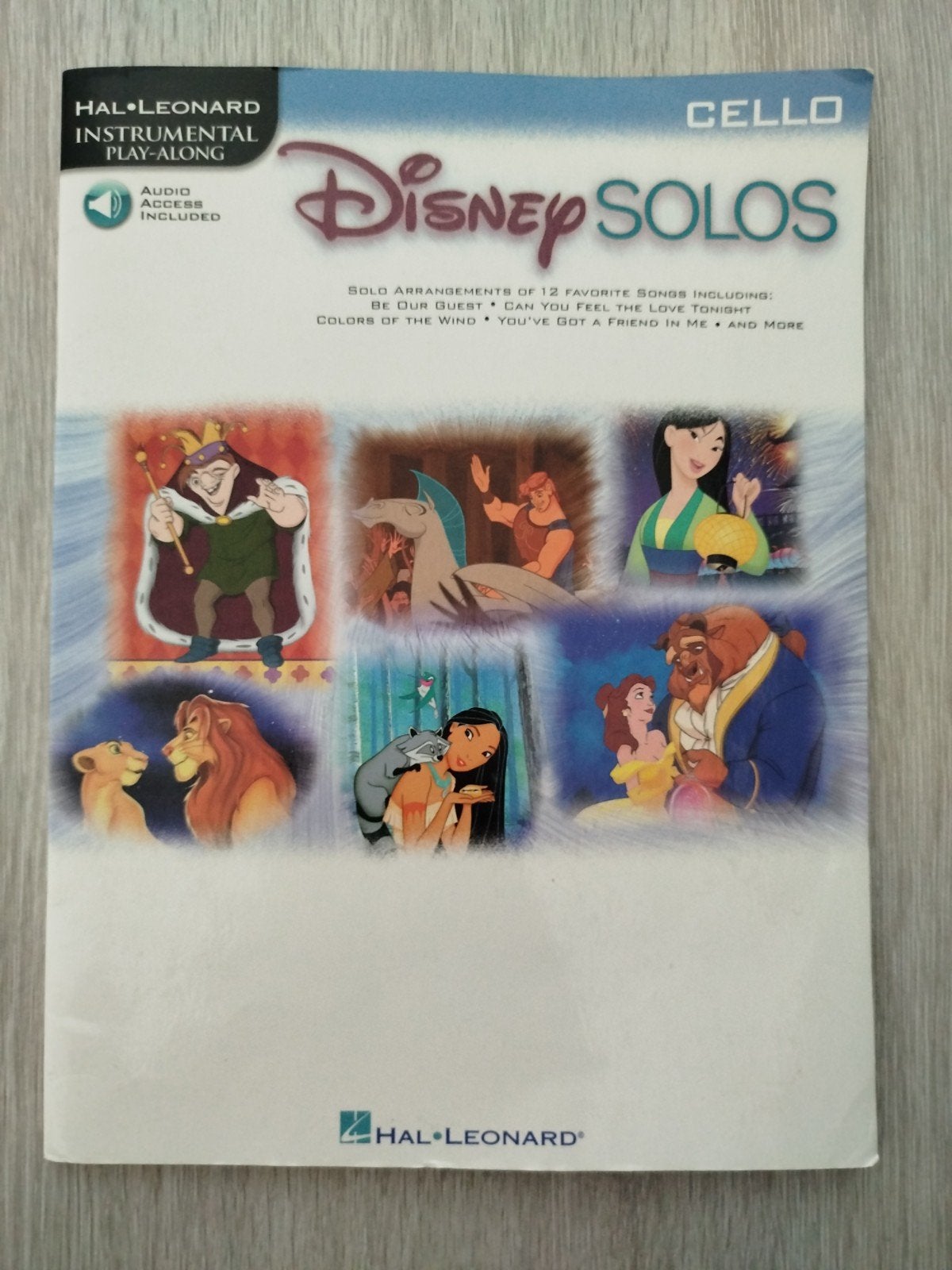 Disney Solos Cello - Hal Leonard Instrumental Play-Along, Ophalen of Verzenden