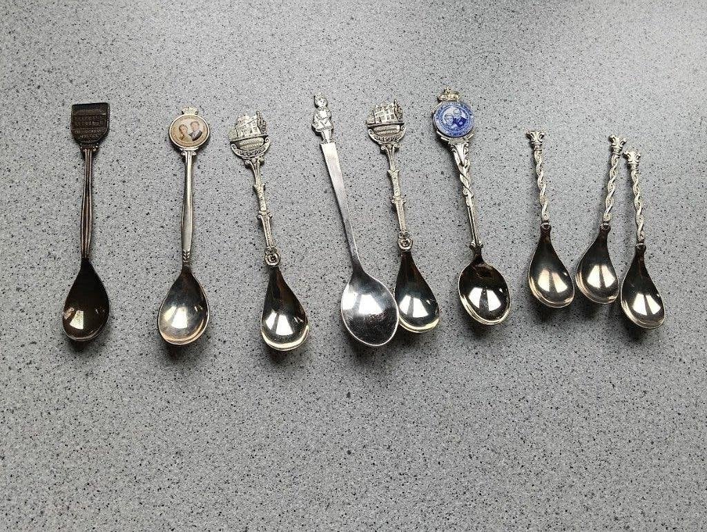 9 theelepeltjes, Ophalen of Verzenden