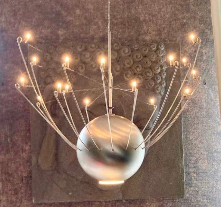 Vintage Orkje Grande design lamp Jan Pauwels Quasar ork lamp, Huis en Inrichting, Lampen | Plafondlampen, Ophalen, Zo goed als nieuw