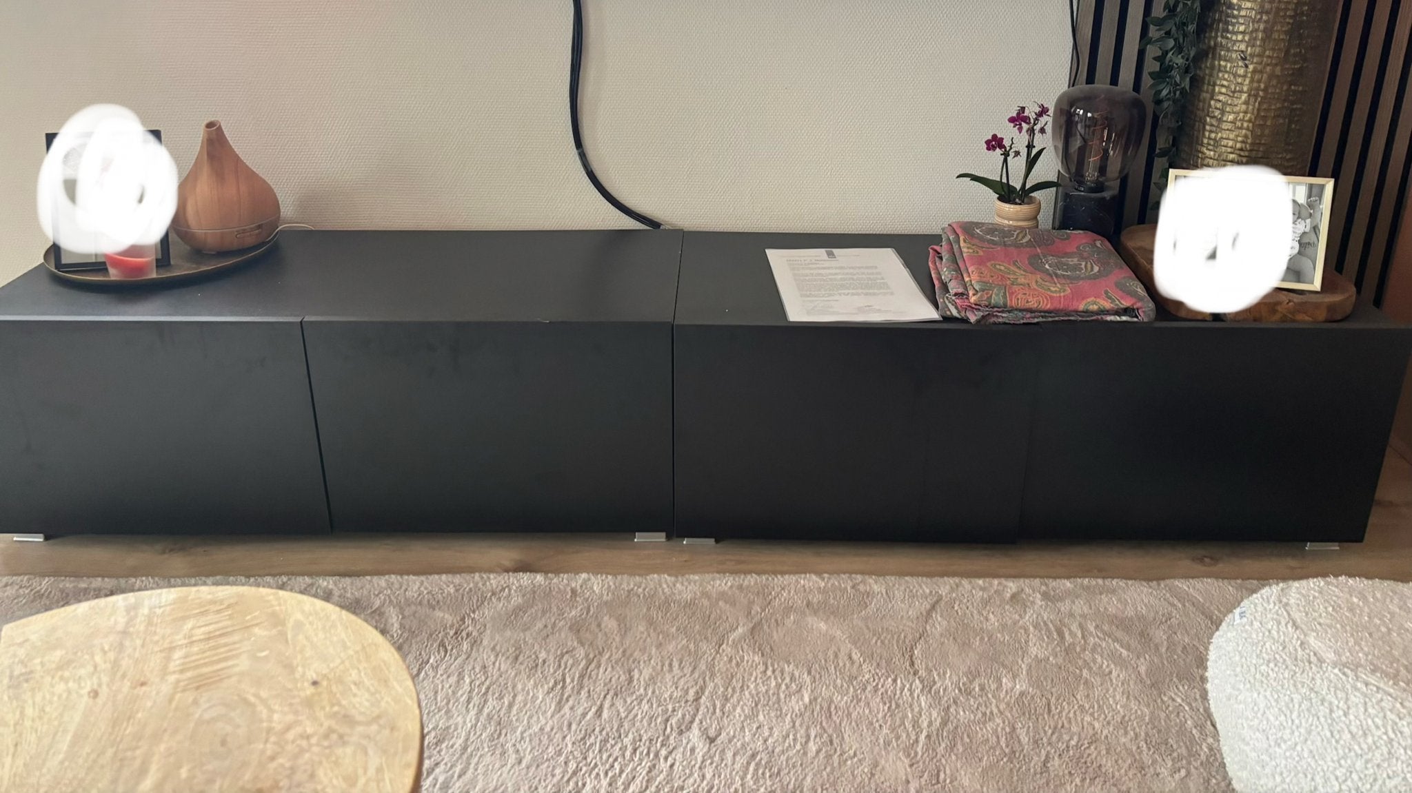 Ikea TV meubel 2 meter breed - Nieuwstaat, Ophalen, Nieuw, 200 cm of meer
