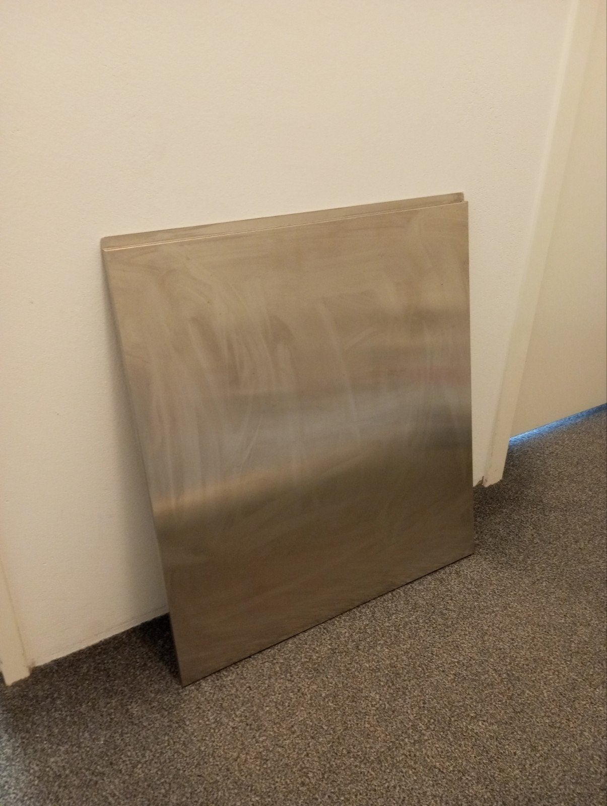 SMEG RVS wandpaneel voor fornuis (60x65 cm), Ophalen, Zo goed als nieuw, Metaal, Smeg