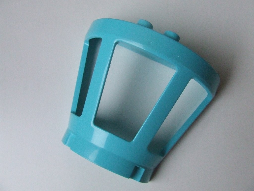 Medium azuur blauwe Duplo luchthaventoren met 3 ramen, Ophalen of Verzenden, Zo goed als nieuw, Accessoire, Duplo