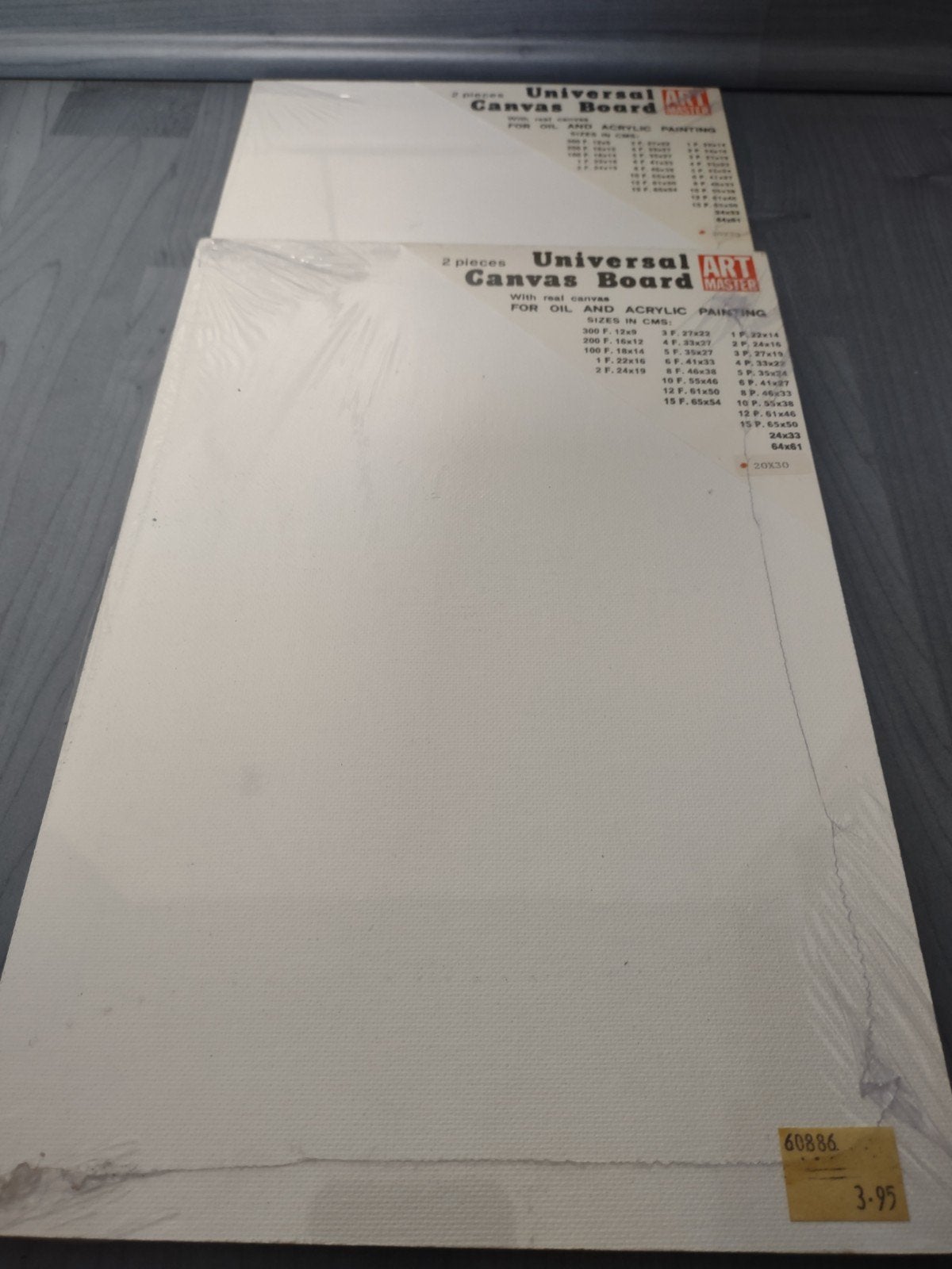 Canvas schilderbord, Ophalen, Schilderij