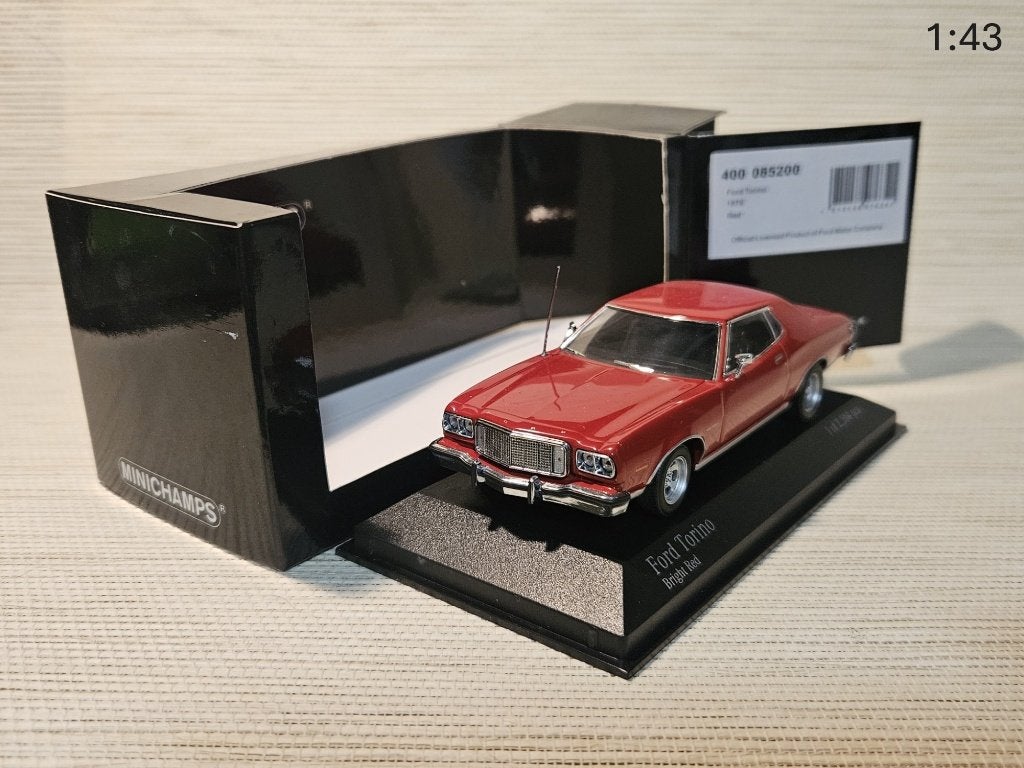 minichamps ford torino, Ophalen of Verzenden, Zo goed als nieuw, Auto, MiniChamps