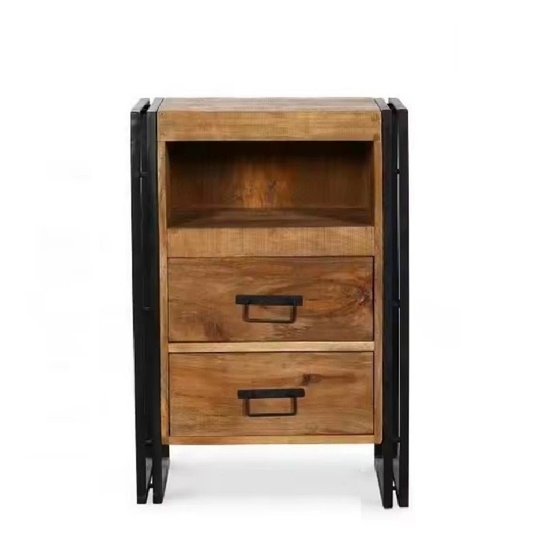 Extra Hoog Boxspring Nachtkast Nachtkastje Mangohout Mango, Huis en Inrichting, Slaapkamer | Nachtkastjes, Info@dehanzeherten.nl