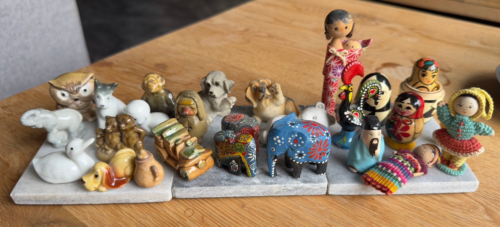 Letterbak figuurtjes / Souvernirbeeldjes, Verzamelen, Poppetjes en Figuurtjes, Verzenden, Gebruikt
