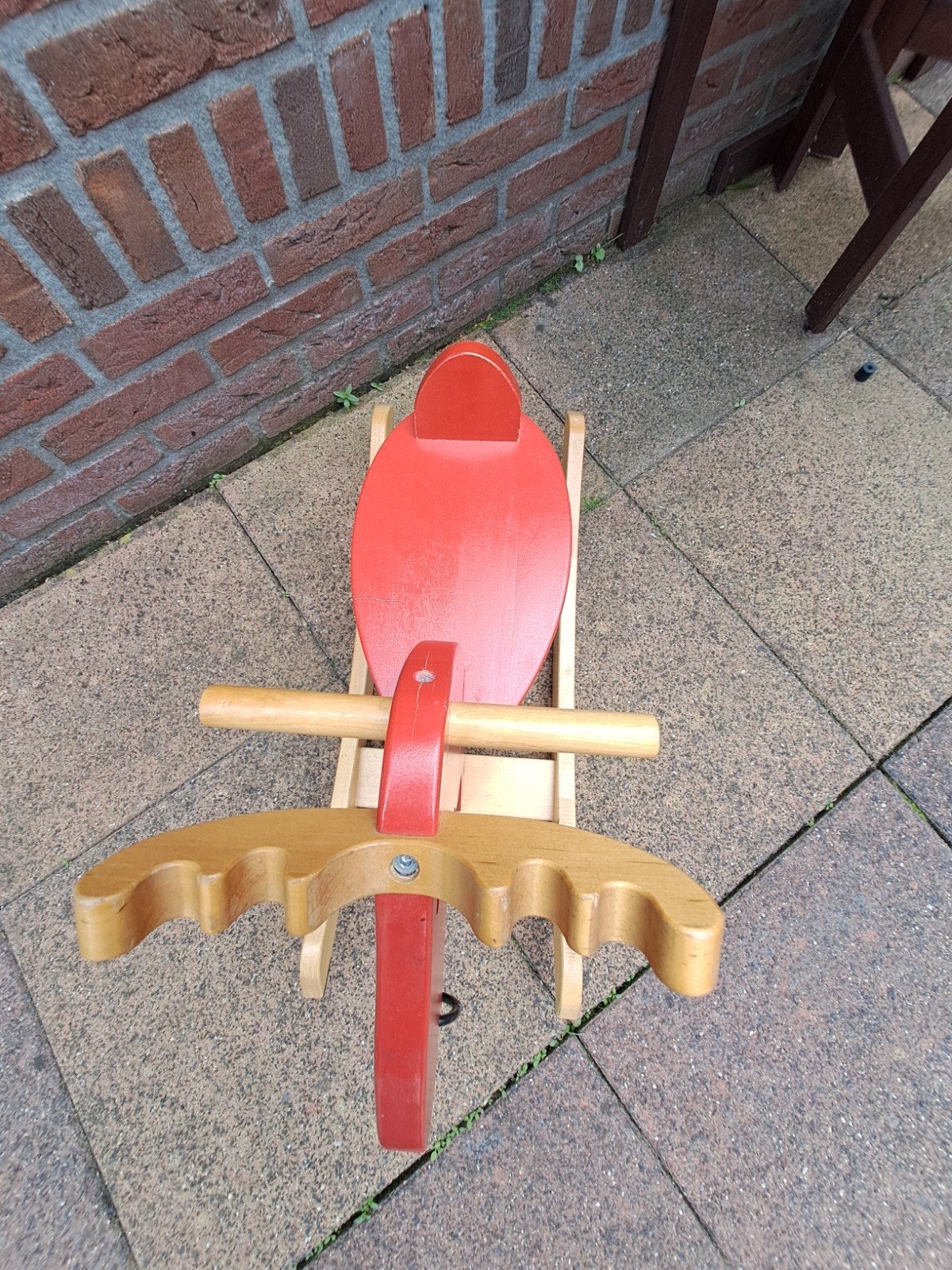 Hobbelpaard, Ophalen