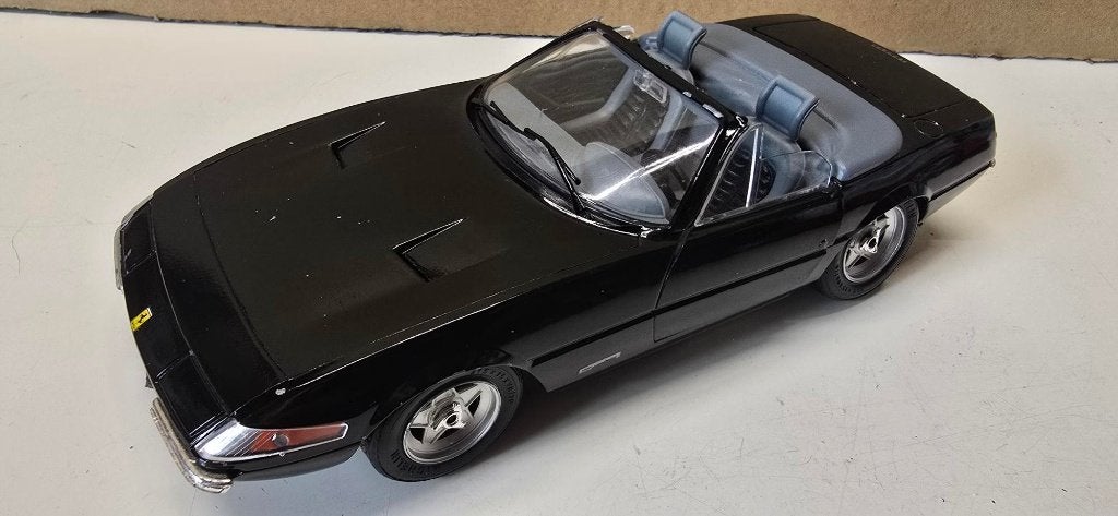 ferrari 365 gts/4 daytona 1969 zwart (miami vice) 1:18, Ophalen, Gebruikt, Auto, Overige merken