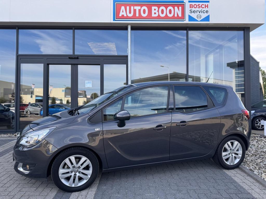 Opel Meriva 1.4T 120PK : NAVI/2xPDC/MEDIA/NL AUTO/ LMV/BTA/P, Auto's, Voorwielaandrijving, Stof, Gebruikt, 4 cilinders