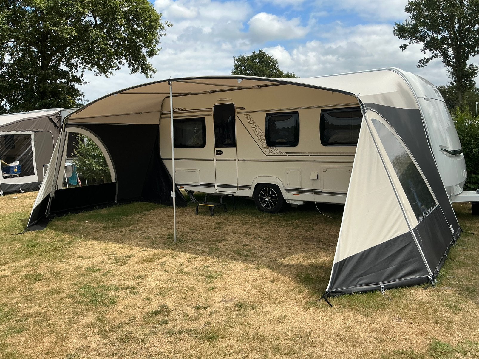 Reda caravanluifel Lucca 240,omloopmaat 1000-1025, Caravans en Kamperen, Ophalen, Zo goed als nieuw, Ten Cate All Season 240g/m2