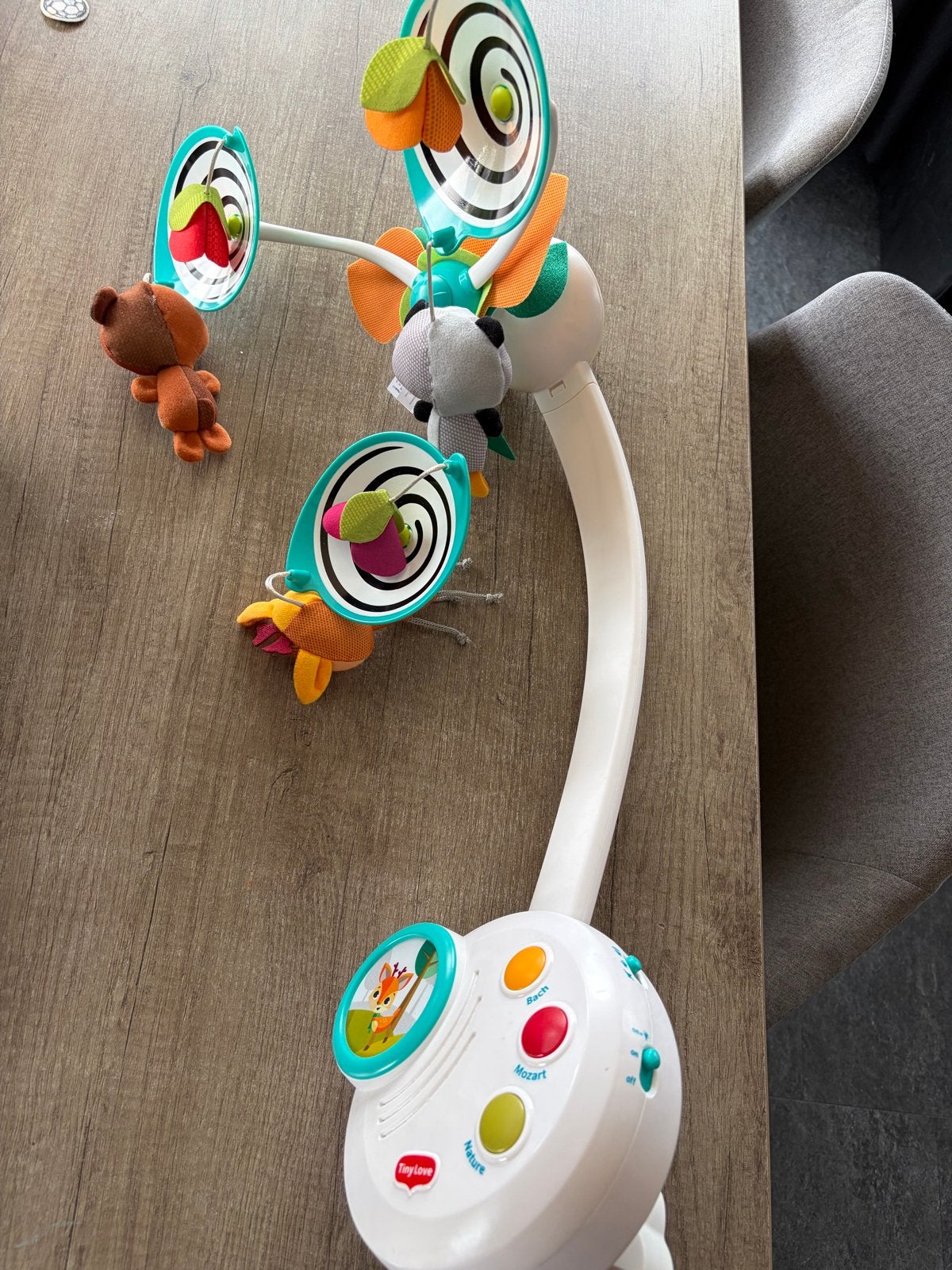 Tiny Love Mobiel met muziek en licht, Ophalen, Zo goed als nieuw, Mobiel, Met licht