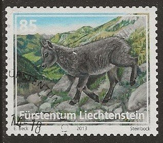 Liechtenstein 41, steenbok voor thijssen, Verzenden, Overige landen, Gestempeld