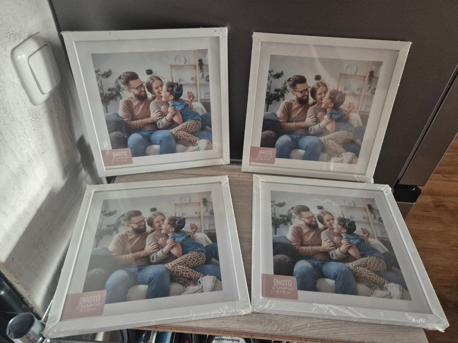 4 fotolijsten, Audio, Tv en Foto, Fotografie | Fotolijsten, Nieuw, Ophalen of Verzenden, Wissellijst, Wit