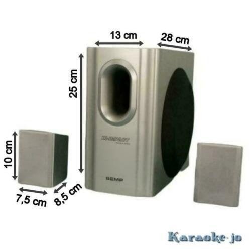 SEMP 2.1 Home-Cinema Speaker set Passief 50 Watt OPRUIMING!