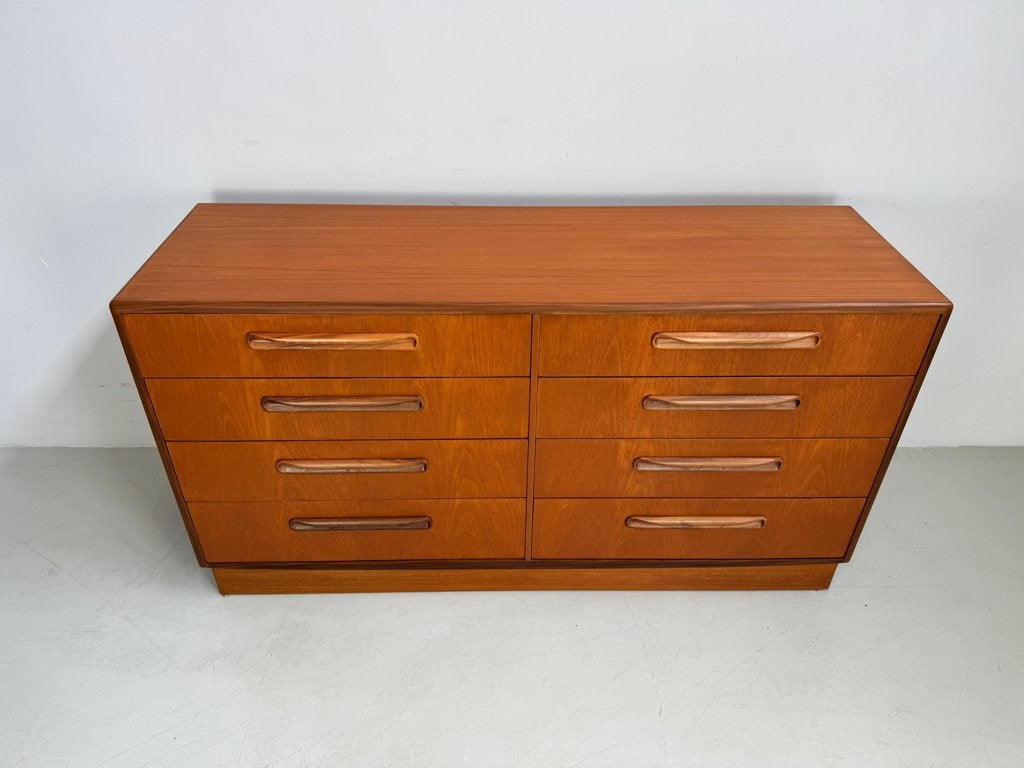 Vintage ladekast G-Plan., Verzenden, 50 tot 100 cm, Zo goed als nieuw, 3 of 4 laden