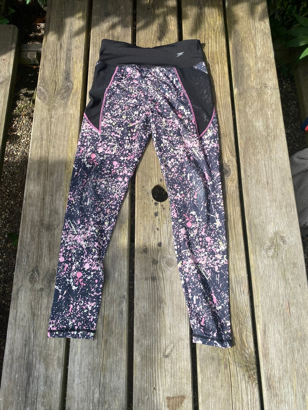 Primark Verf Spetterende Broek - Sportief en Stijlvol, Kleding | Dames, Ophalen, Gedragen, Zwart, Overige typen