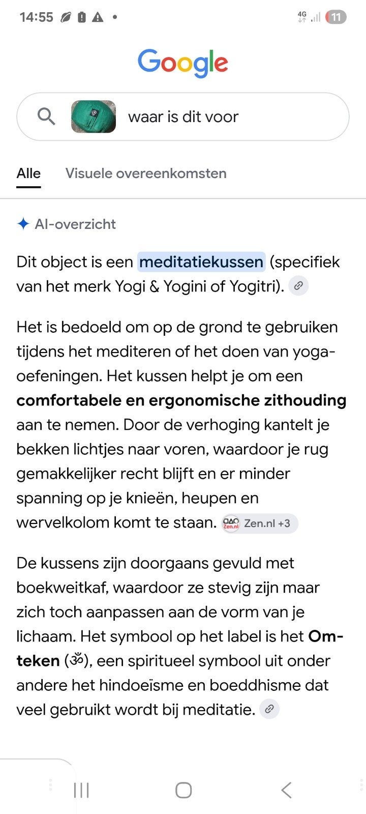 Comfortabele Meditatie- en Yogakussens 15 euro per, Ophalen of Verzenden, Zo goed als nieuw, Yoga-accessoire