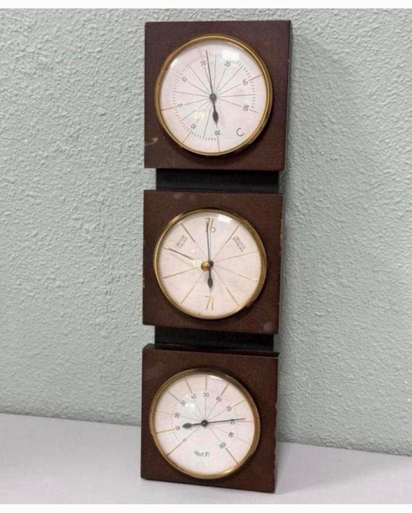 Antiek MCM Jason Duitsland Barometer Vochtigheid Weerstation, Audio, Tv en Foto, Weerstations en Barometers, Ophalen of Verzenden