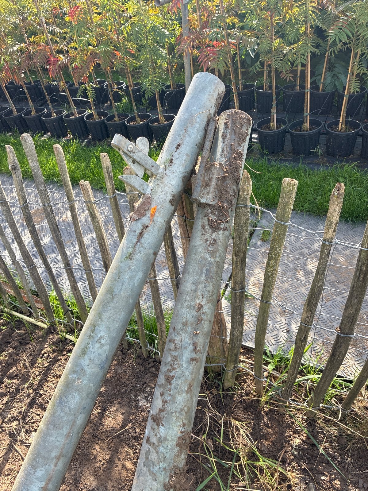 Gebruikte metalen palen voor diverse doeleinden, Ophalen of Verzenden, Gebruikt