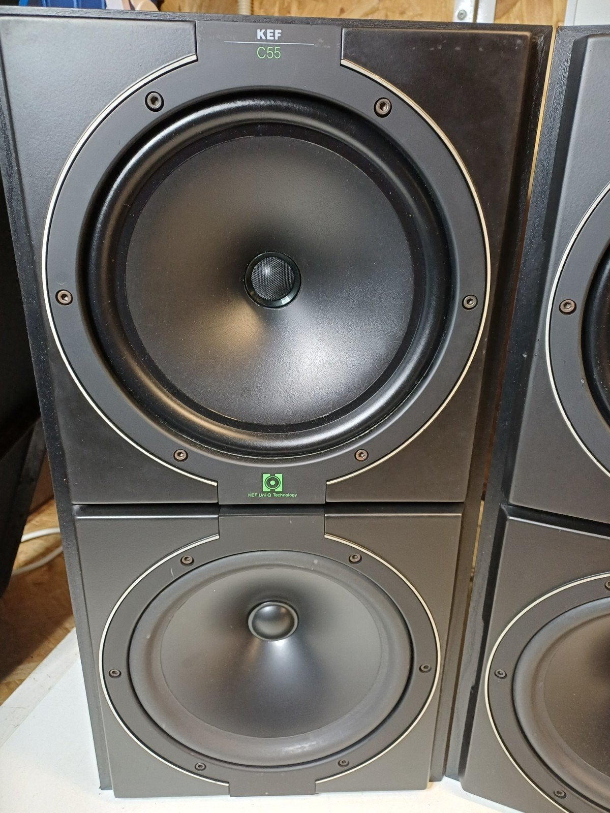 KEF C55 Luidsprekers Uni-Q jaren '80 - Goed geluid!, Audio, Tv en Foto, Luidsprekers, Overige merken, Gebruikt, Ophalen of Verzenden