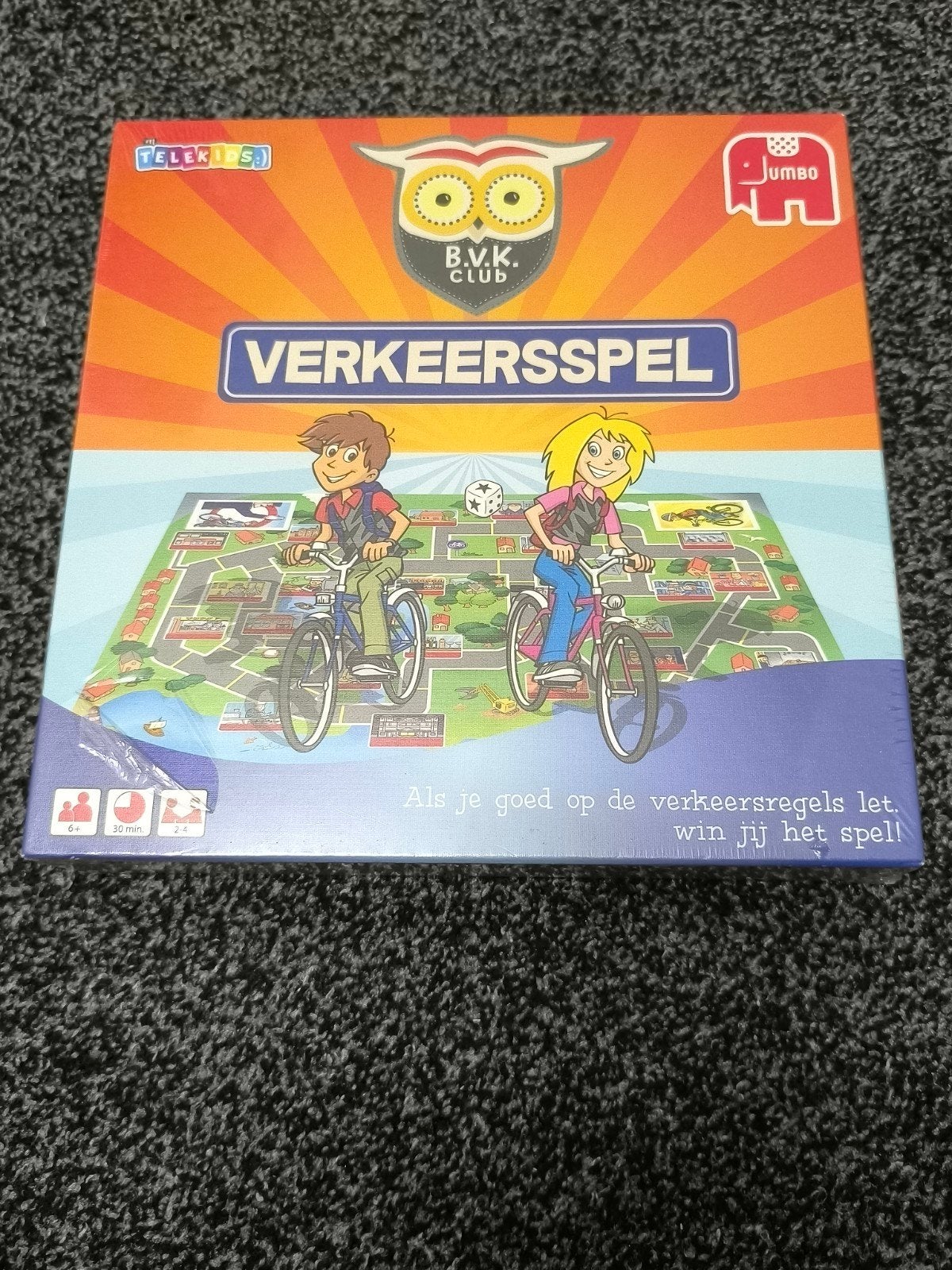Jumbo Verkeersspel B.V.K. Club - Leer de verkeersregels!, Drie of vier spelers, Ophalen of Verzenden, Nieuw, Jumbo