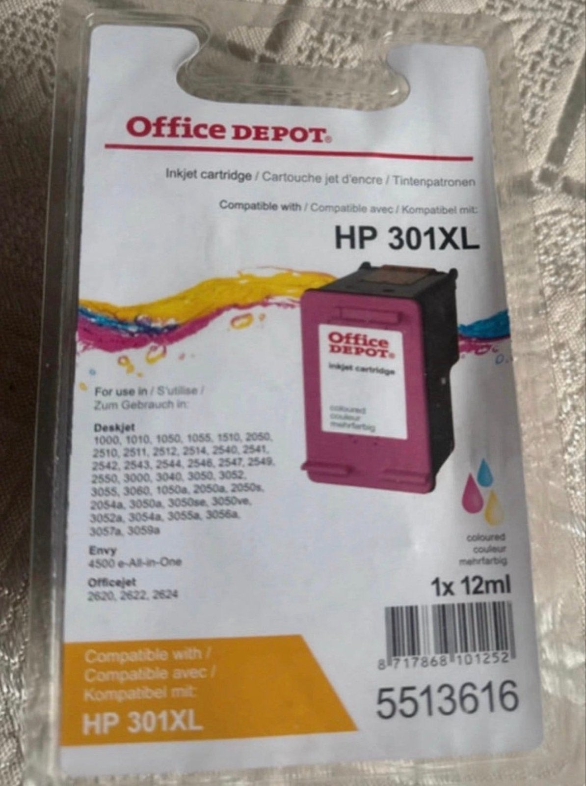 Office Depot HP 301XL Kleureninktcartridge - Nieuw, Ophalen of Verzenden, Nieuw, Cartridge