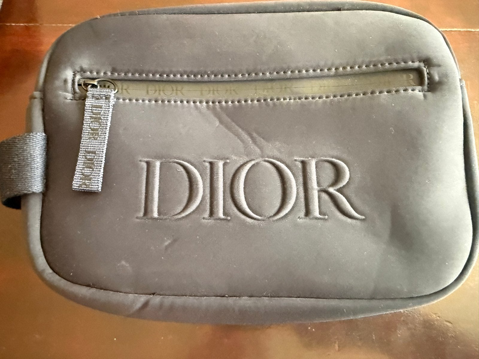 Dior Beauty Zwarte Neopreen Toilettas / Pouch, Ophalen of Verzenden, Zo goed als nieuw, Zwart, Heer of Dame