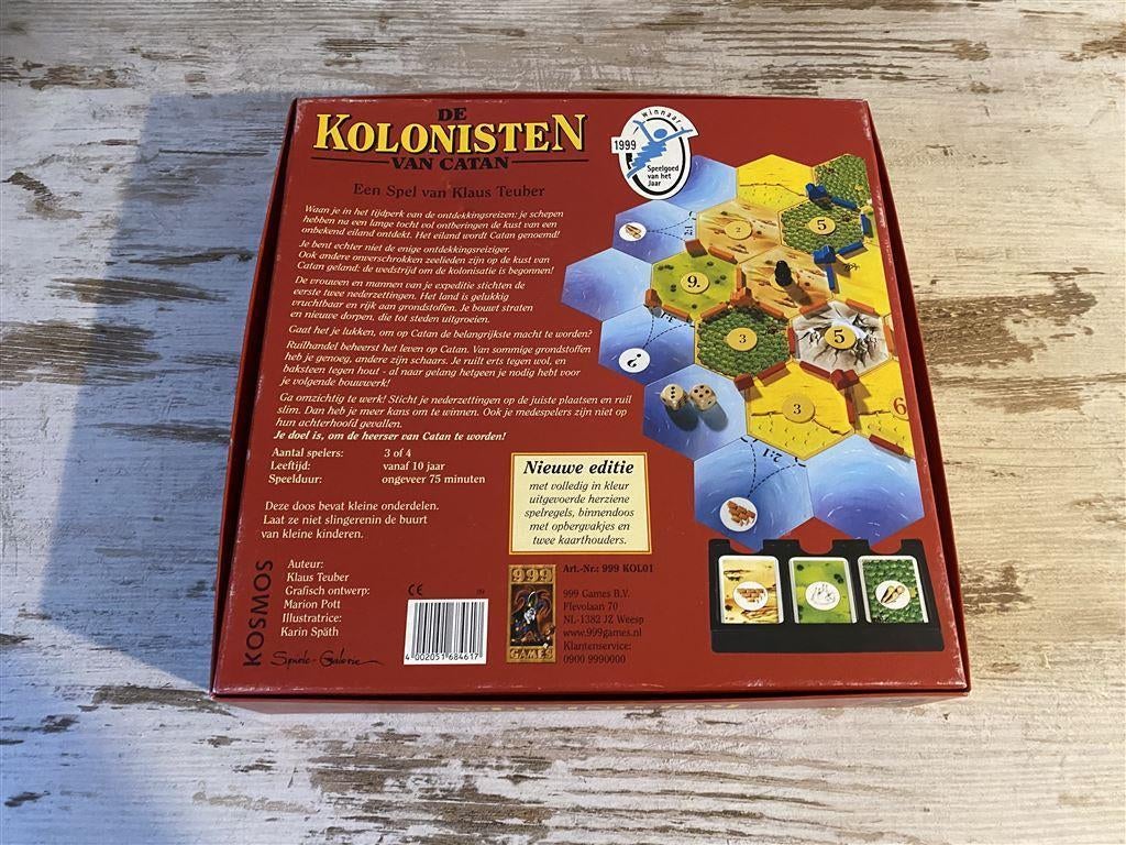 Kolonisten van Catan basisspel houten editie [s96], Verzenden, Zo goed als nieuw