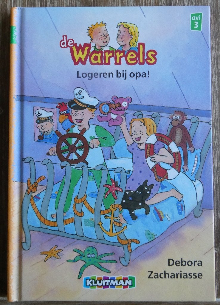 Logeren bij opa! - De Warrels - AVI 3 - Groep 3, Boeken, Ophalen of Verzenden, Zo goed als nieuw, Debora Zachariasse, Fictie algemeen