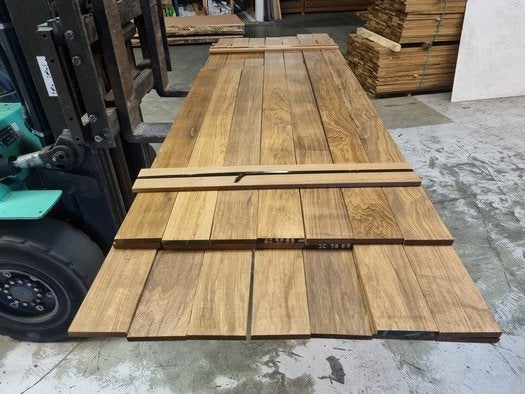 Hardhouten planken - geschaafd 1.8x14.0 cm - nr: HP157, Tuin en Terras, Palen, Balken en Planken, Ophalen, Nieuw, 250 cm of meer