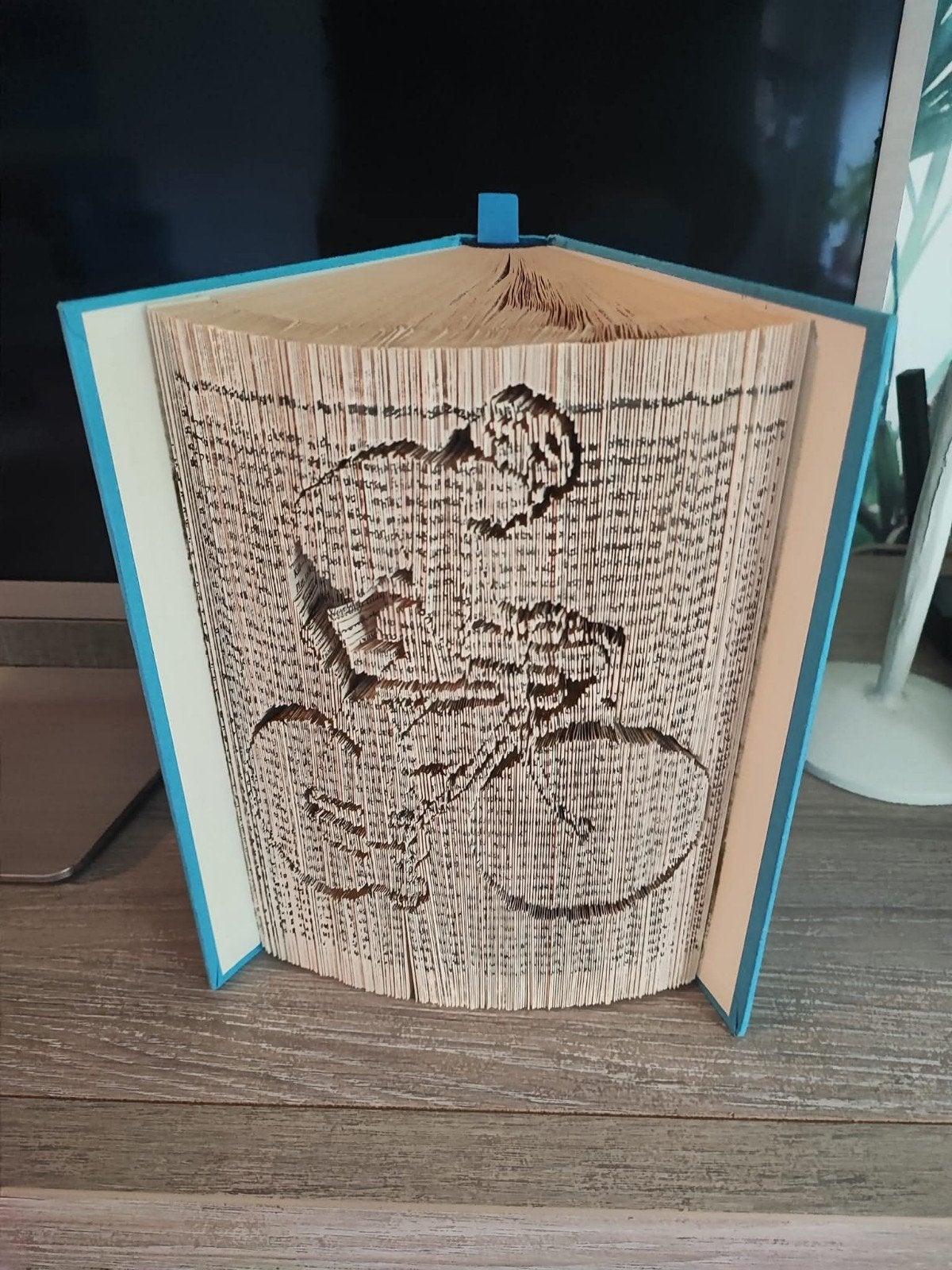 Uniek boekkunstwerk: Wielrenner, Voertuigen, Handgemaakt, Meerkleurig, Ophalen of Verzenden