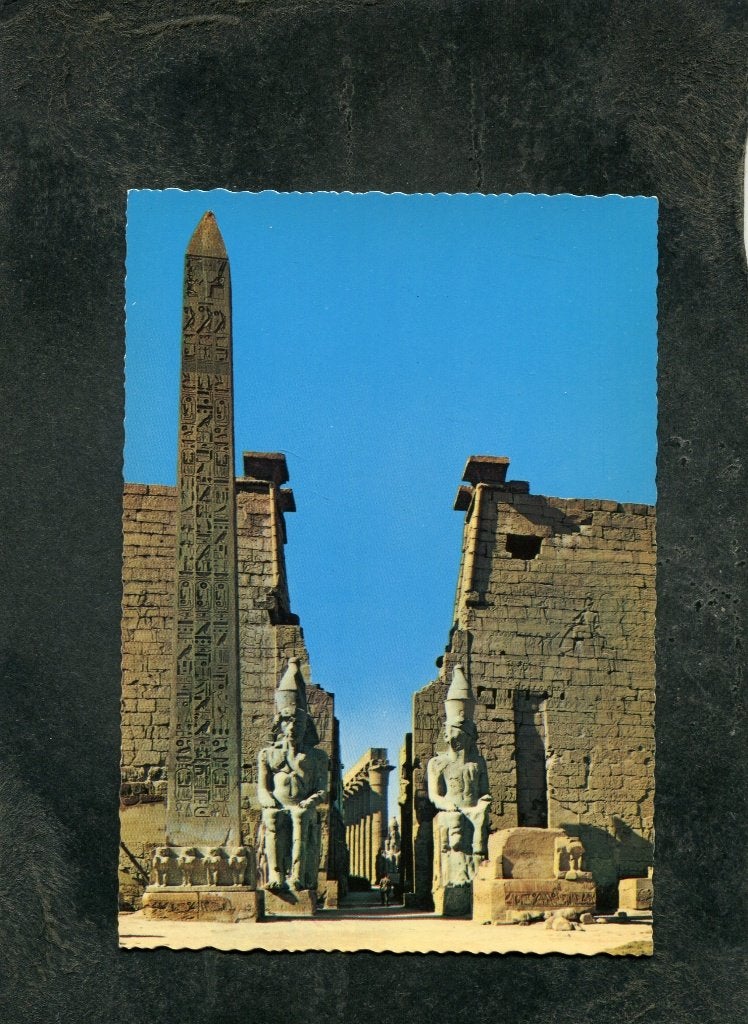 Ansicht Egypte 6 - Luxor Temple - Great Pylon and Obelisk, Verzenden, 1980 tot heden, Ongelopen