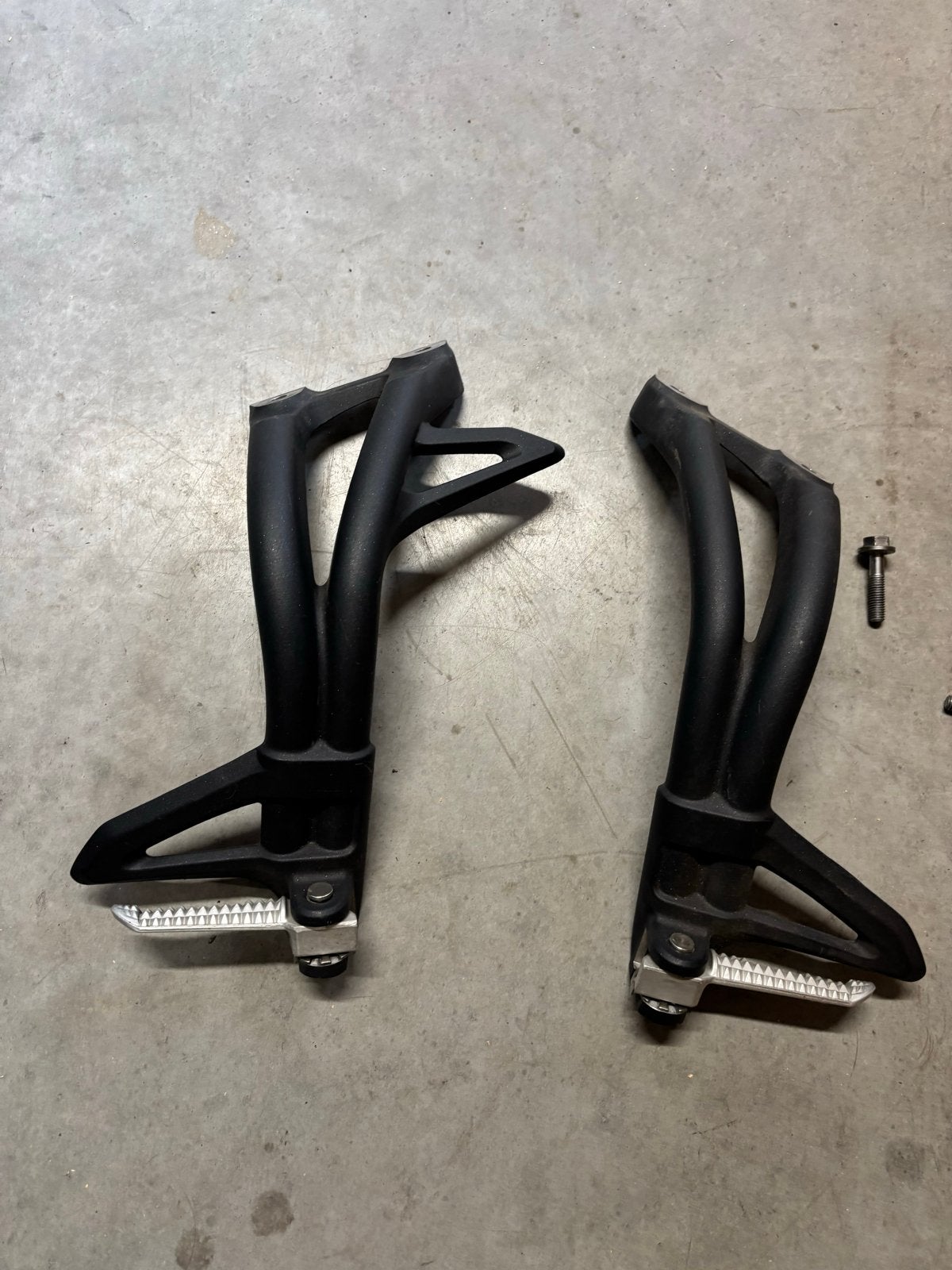 Passagiersteunen triumph speed triple 1050 2011, Ophalen of Verzenden, Gebruikt