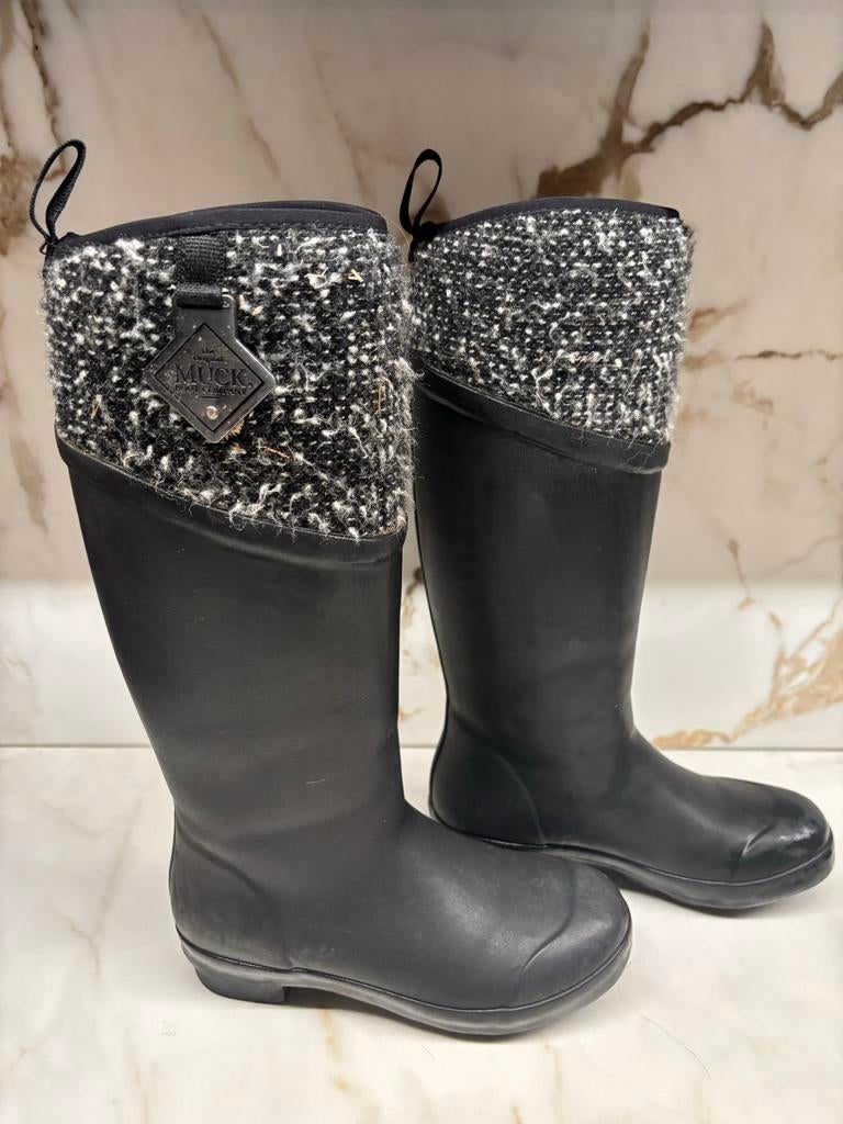 Muck Boots maat 36 - weinig gedragen, Ophalen of Verzenden, Zo goed als nieuw, Zwart, Regenlaarzen