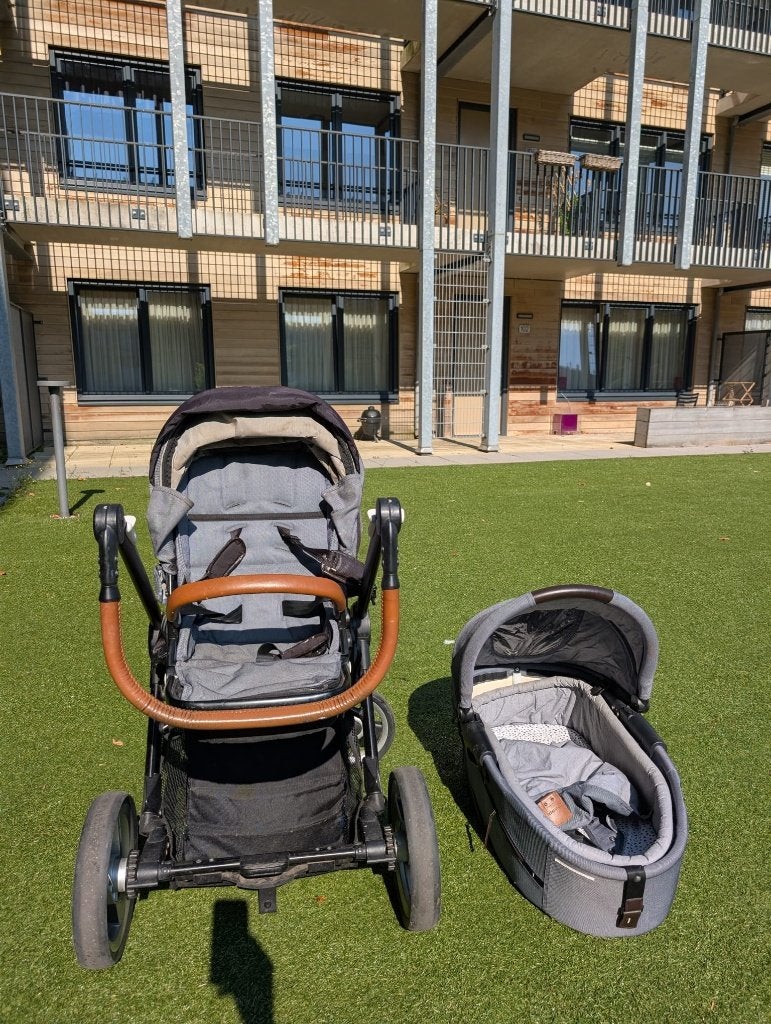 Mutsy Evo kinderwagen compleet - Gebruikt, Gebruikt, Verstelbare duwstang, Mutsy, Ophalen