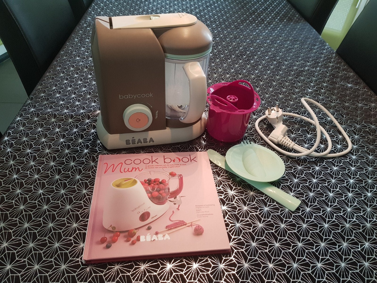 Beaba Babycook Babyvoedingmaker met accessoires, Ophalen, Bebe you, Stoomfunctie, Zo goed als nieuw