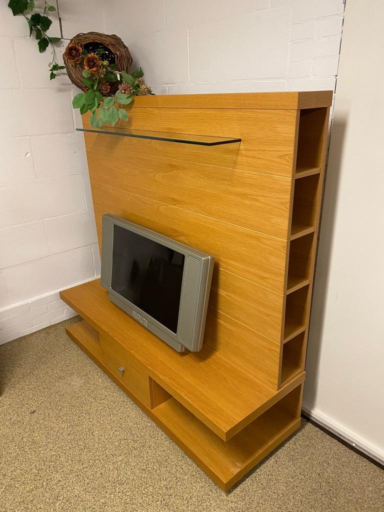 TV meubel / TV dressoir / TV kast nieuw (Showroommodel), Huis en Inrichting, 100 tot 150 cm, 100 tot 150 cm, Eikenhout, Nieuw