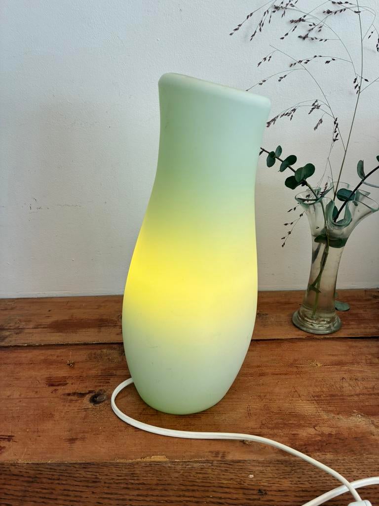 Vintage ikea mylonit lamp groen, Ophalen of Verzenden, Zo goed als nieuw, Minder dan 50 cm