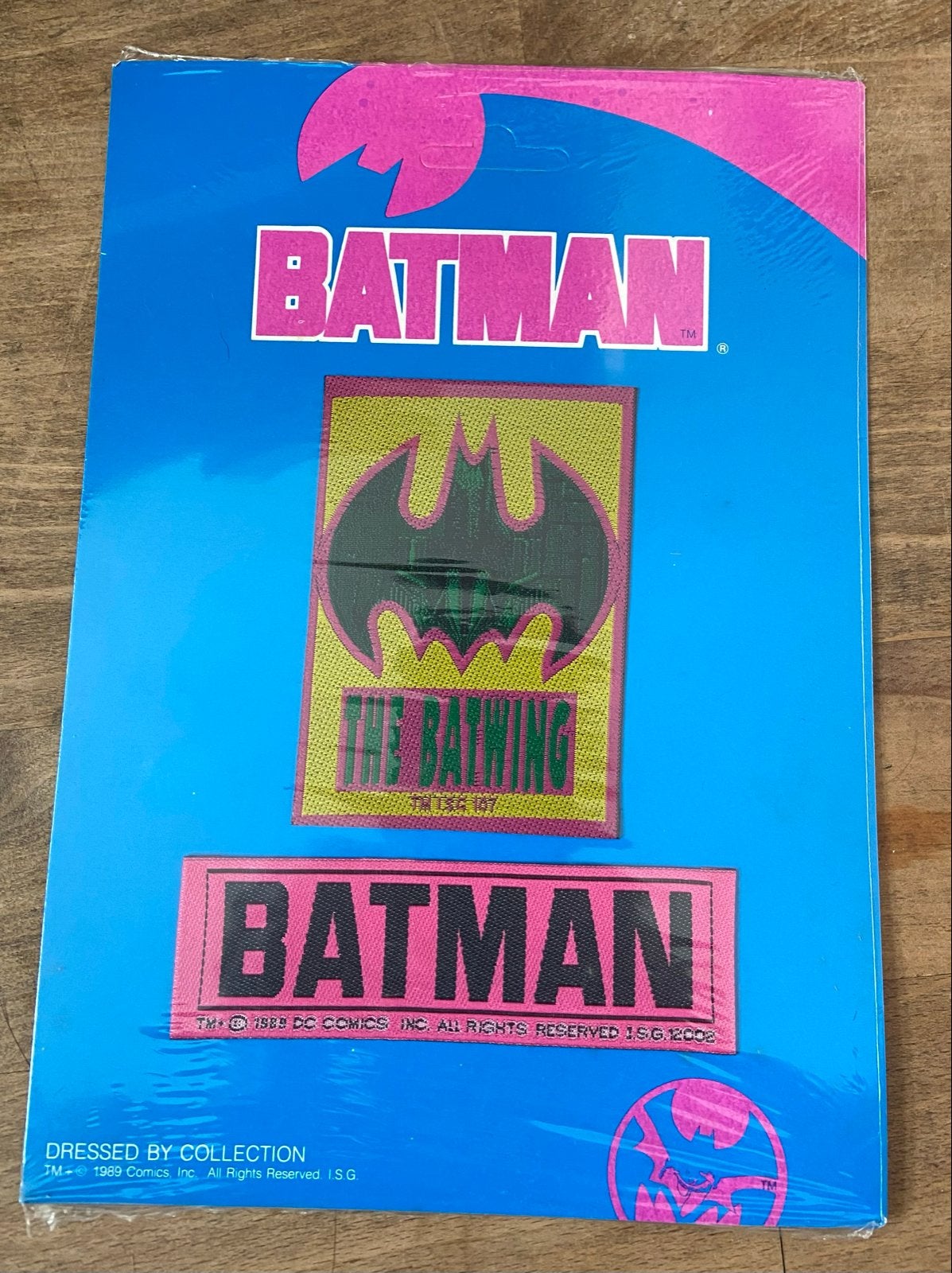 Vintage Batman The Batwing Patch - Dressed by Collection, Verzamelen, Speelgoed, Nieuw, Ophalen of Verzenden