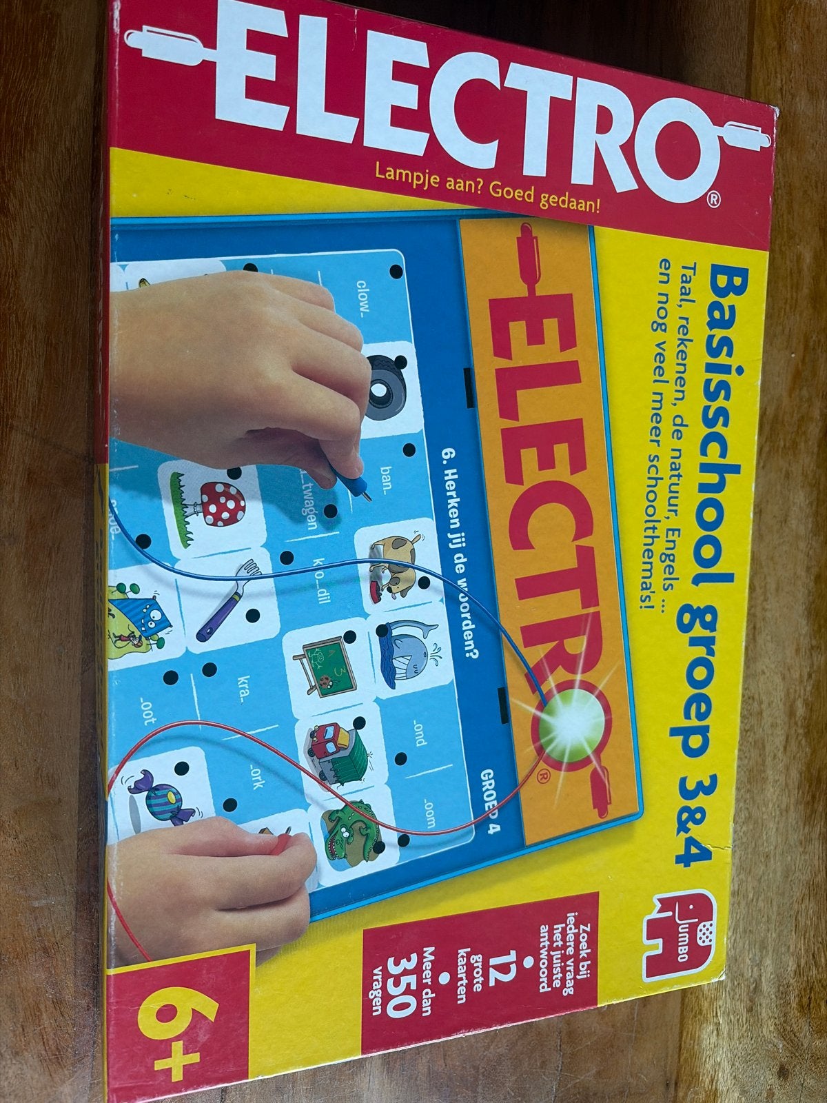 Jumbo Electro Basisschool Groep 3&4 - Educatief Spel, Ophalen, Zo goed als nieuw, Taal en Lezen, Met licht