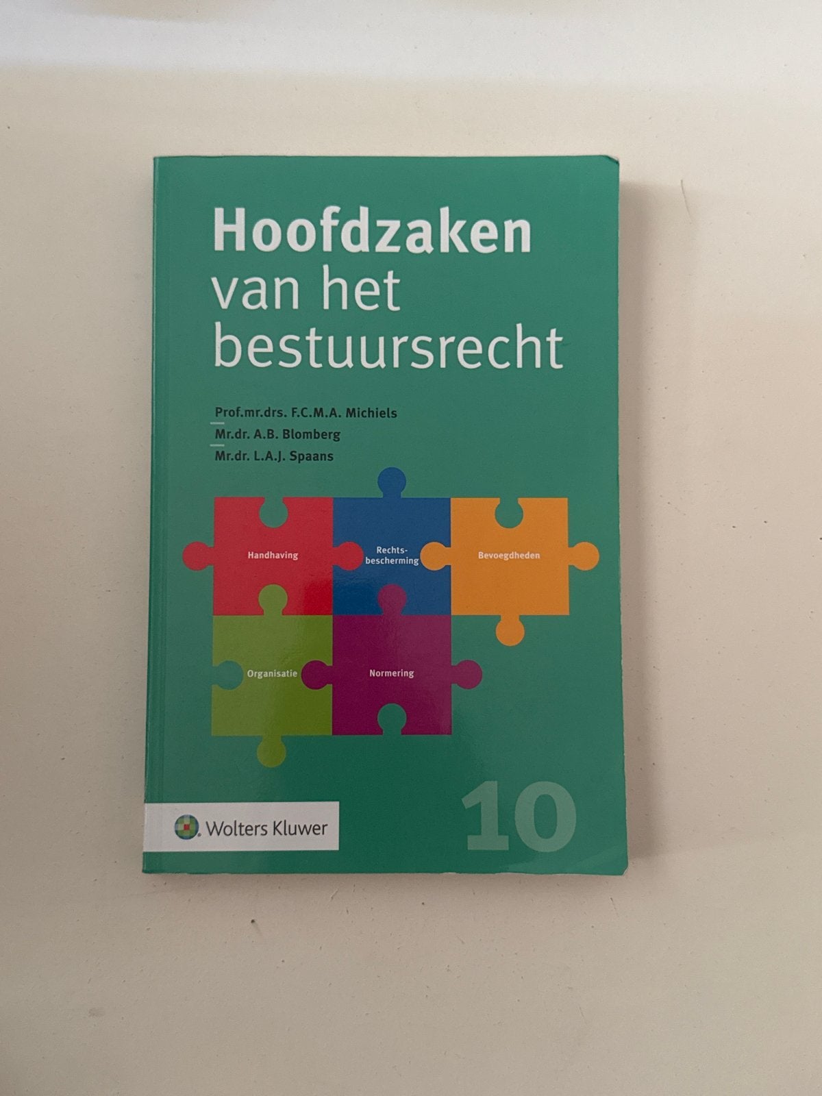 Hoofdzaken van het bestuursrecht - Wolters Kluwer, Boeken, Ophalen of Verzenden, Gamma, Zo goed als nieuw, WO